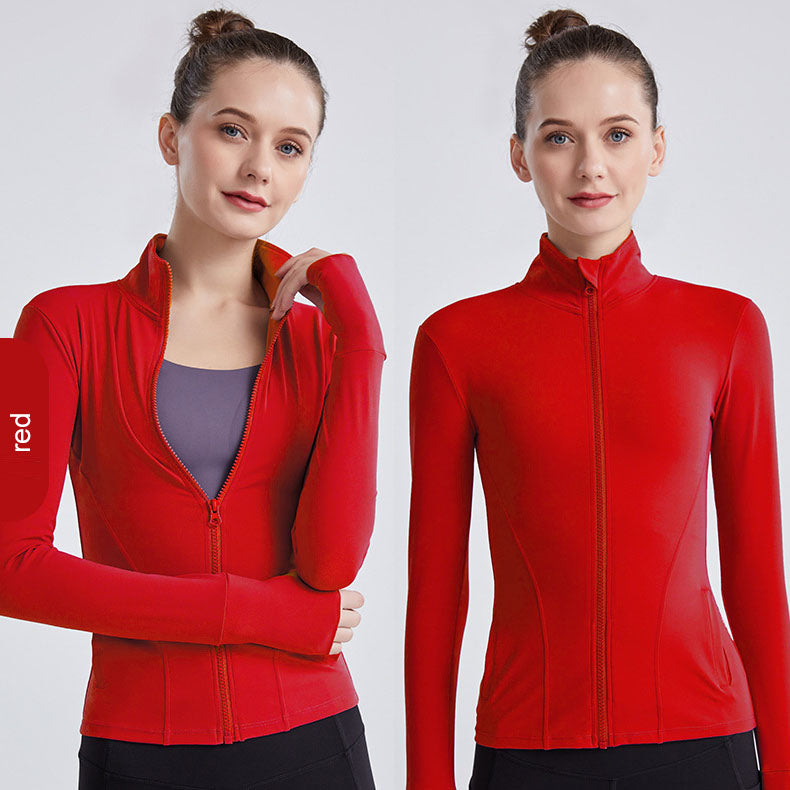 turtleneck zipper cardigan