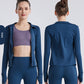 turtleneck zipper cardigan